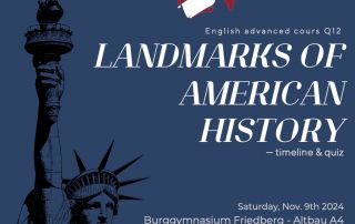 Poster Tag der offenen Tür, Landsmarks of American History