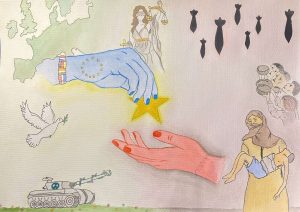 Werk eines Schülers/einer Schülerin, das beim 71. Europäischen Wettbewerb eingereicht wurde.