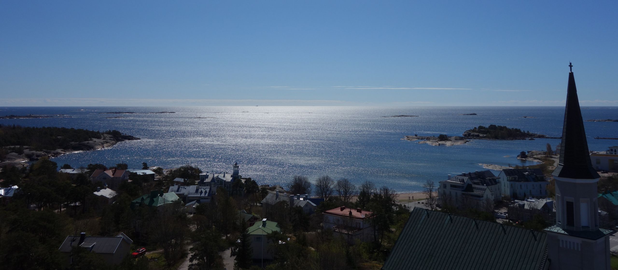 Auf diesem Bild sieht man Finnland wie aus dem Bilderbuch.
